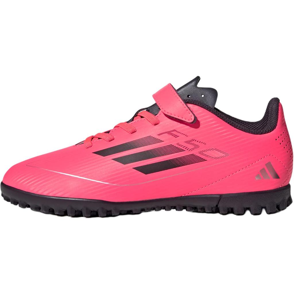 Adidas F50 Club Comfortable Versatile Non-Slip Durable Low-Top Soccer Shoes Kids Soccer Shoes Red IF1384