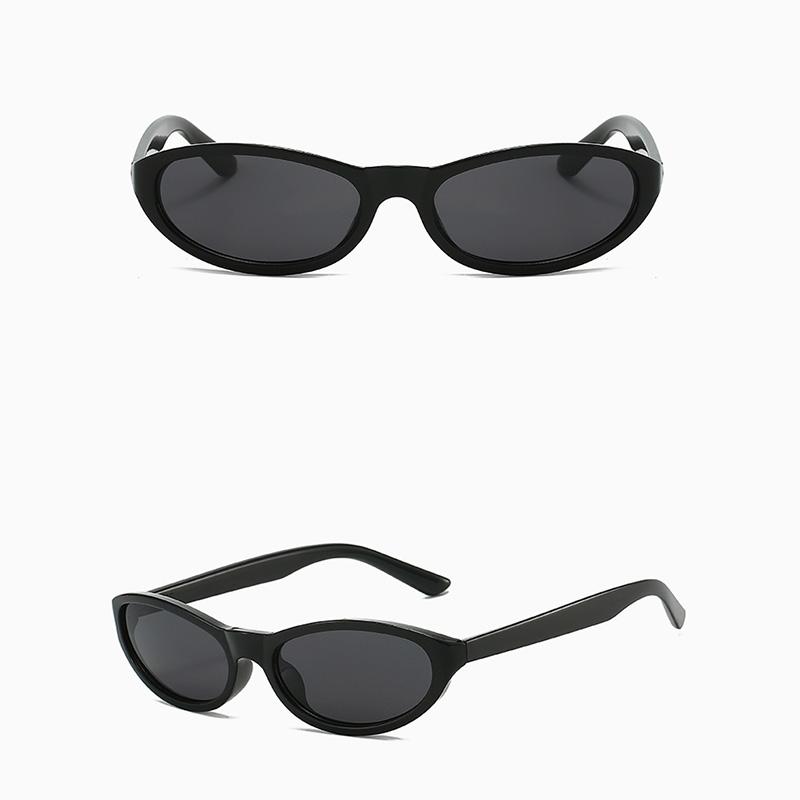 Retro Oval Small Frame Fashion Outdoor UV Protection Sunglasses For Women