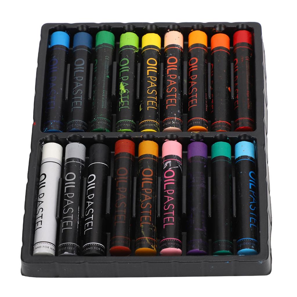 Oil Pastel 18 HeavyColor Graffiti Crayon Set Children Cartoon Painting Pastel Pencil
