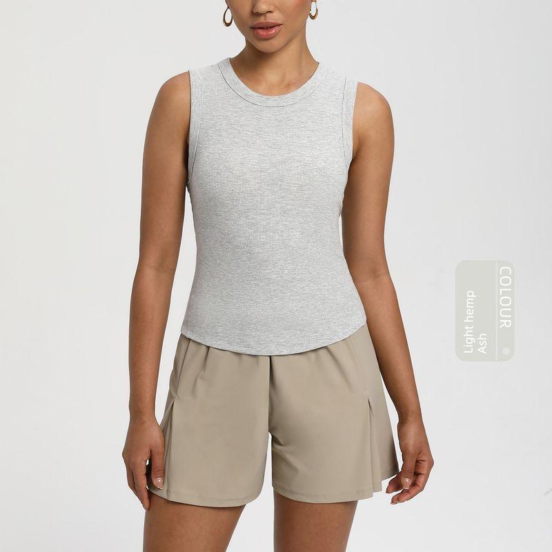 

Lu Same Style Lanjing Modal Sports Vest Naked Women Sense Beauty Back Exercise Fitness Pilates Yoga Clothing Top Ash M [Suggested 50.00 kg-60.00 kg]]