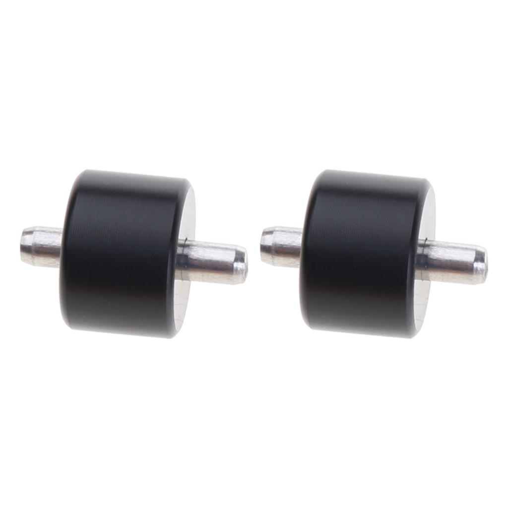 2 Pack Convenient Drive Wheel Set Replacement Caster Rolling Wheels Metal Texture Efficient Rollers for Floor Equipment
