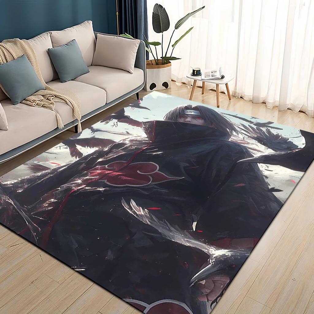HOT Kreskówka I-Itachi 3D Japonia Anime Dywan Dywanik do Salonu Sypialni Dekoracja Domu, dla Dzieci Zabawa Antypoślizgowy na Sofę Wycieraczka