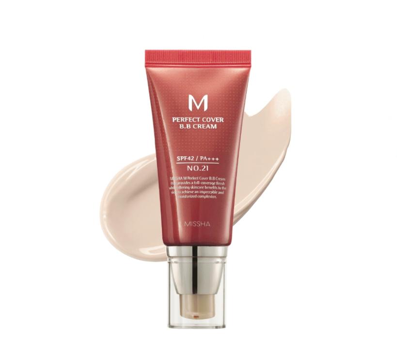 

MISSHA Perfect Cover BB Крем SPF42 PA+++ #21 21# светло-бежевый