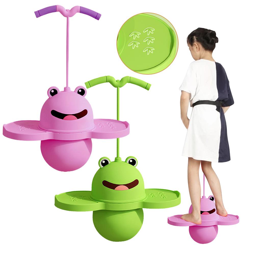 

# Мяч-прыгун в форме лягушки для детей, прыгающий мяч для мальчиков, девочек и взрослых зелёный