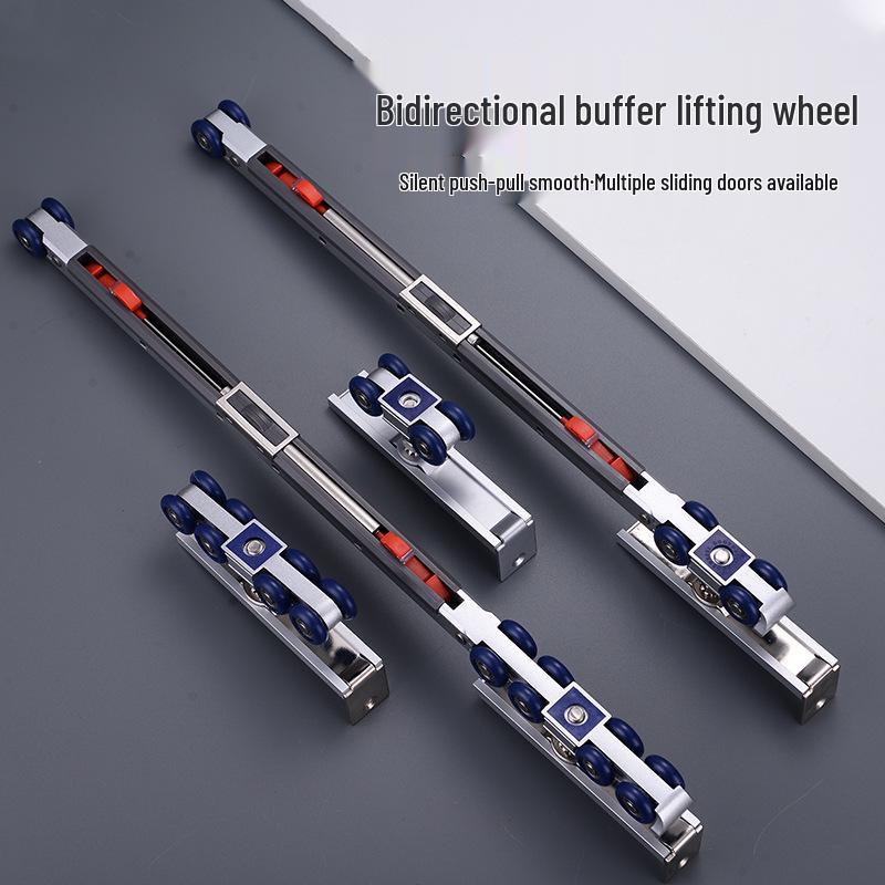 Two-Way Buffer Hanger Wheel Set for Sliding Doors and Windows