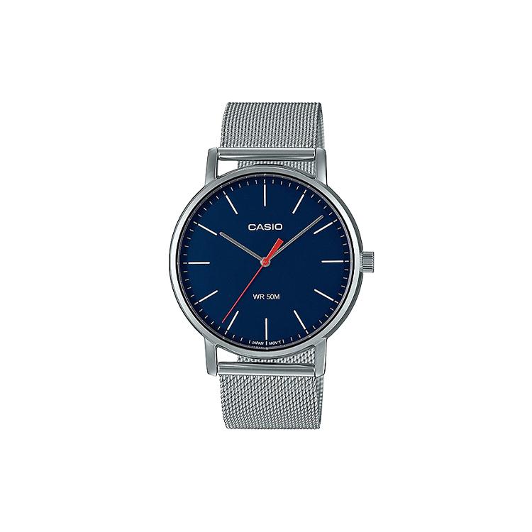 CASIO Men Standard Series Blue Watch MTP-E171M-2EVDF Blue Dial