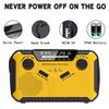 Portable Solar Hand Crank Radio AM/FM Radio Emergency Radio LED Flashlight SOS Alarm Power Bank Speaker Dropshipping Wholesale