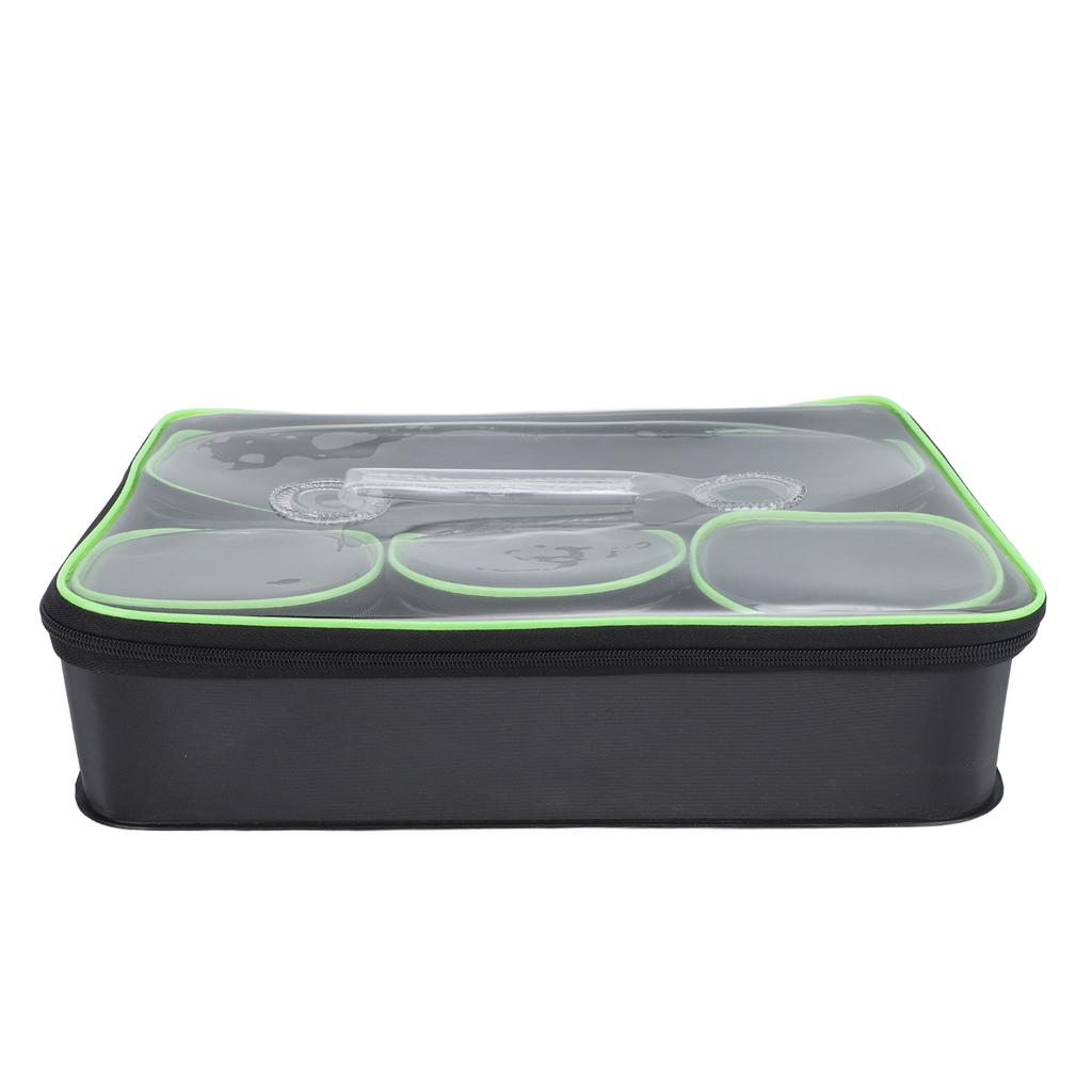 5Pcs Thickened EVA Fishing Tool Pouch Waterproof Fishing Tackle Box Wear Resistant Large Capacity Lightweight Storage