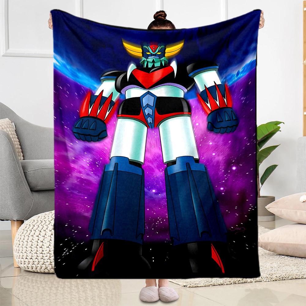 Giant Robot Adventure Blanket Comfortable Perfect for Bed Office Chair Couch Four Seasons Universal Warmthful Decor