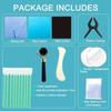 28pcs Precision Support Card Flattening Kit Accessory Kit Portable Card Care Tool Clear Acrylic Rounds
