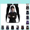 Mochila Família Addams de Quarta-feira – Mochila Escolar de Grande Capacidade Bolsa de Viagem Presente para Criança