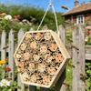 Climate Proof Wooden Creature Nesting Unit With Temperature Control Features And Varied Width footpaths For Diverse Types