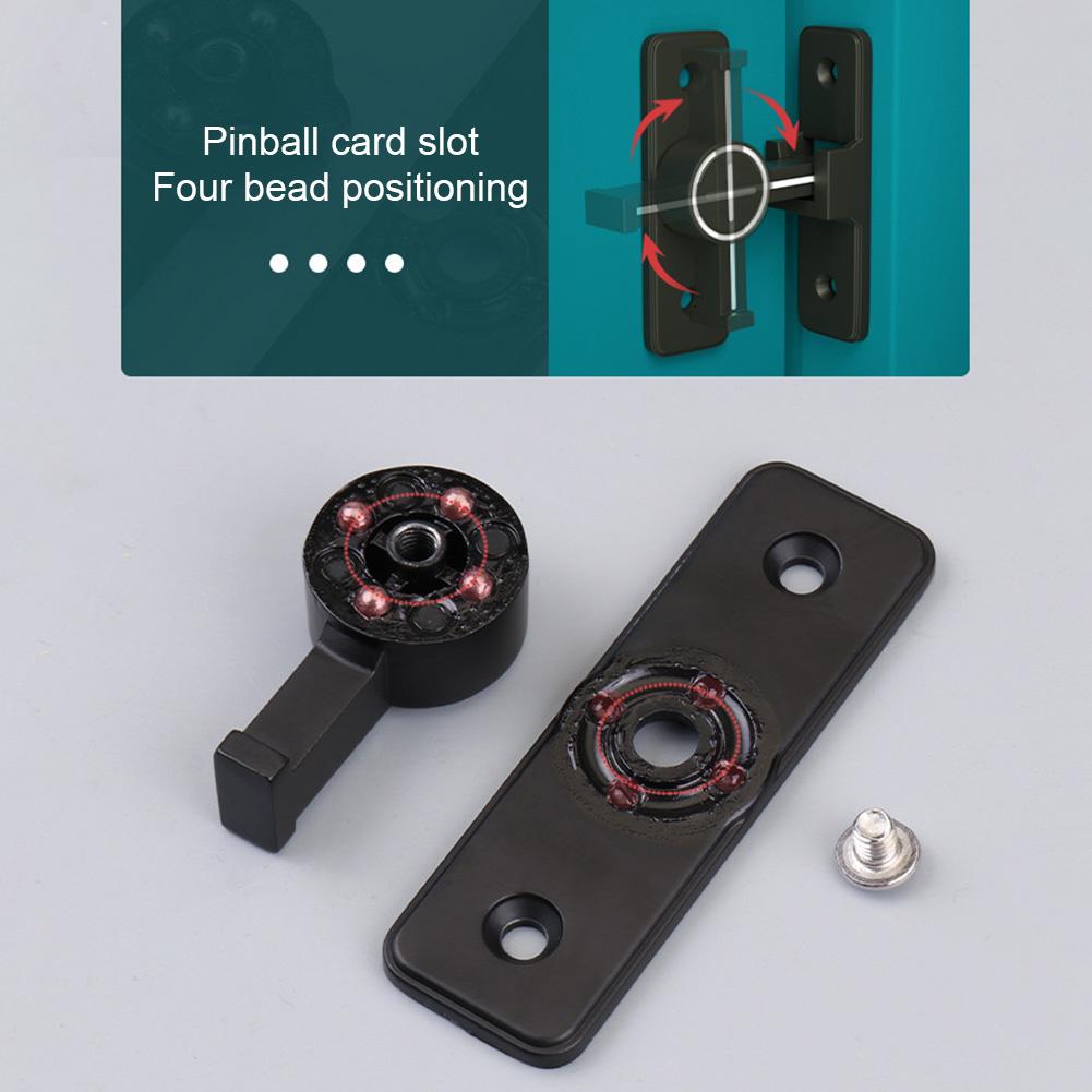 Luminous Barn Door Latch Heavy Duty Barn Door Lock 90 Degree Sliding Safety Door Bolt Latch Lock Zinc Alloy Bathroom Door Lock