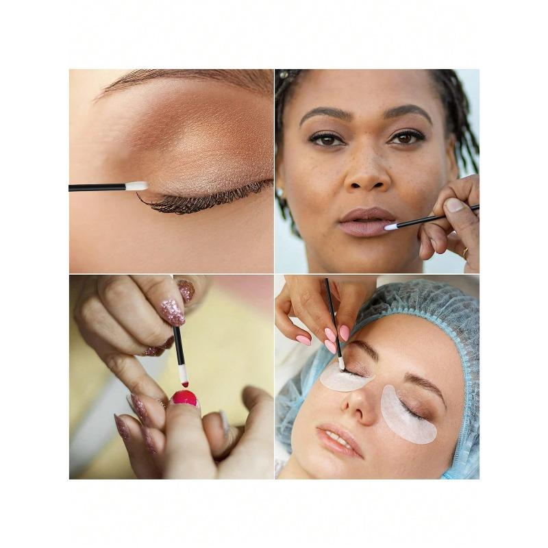 50 Stück Einweg-Lipgloss-Applikatoren, Professionelle Make-up-Werkzeuge für Wimpern und Lippen, Augenbrauenbürste, Lipgloss-Applikator für Beauty-Werkzeug
