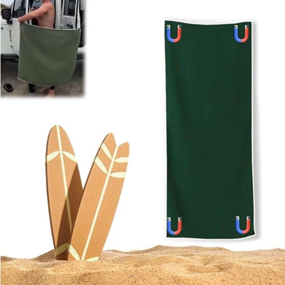 Multifunctional Outdoor Magnetic Bath Towel Portable Outdoor Bath Towel Gifts Fiber Bath Towels