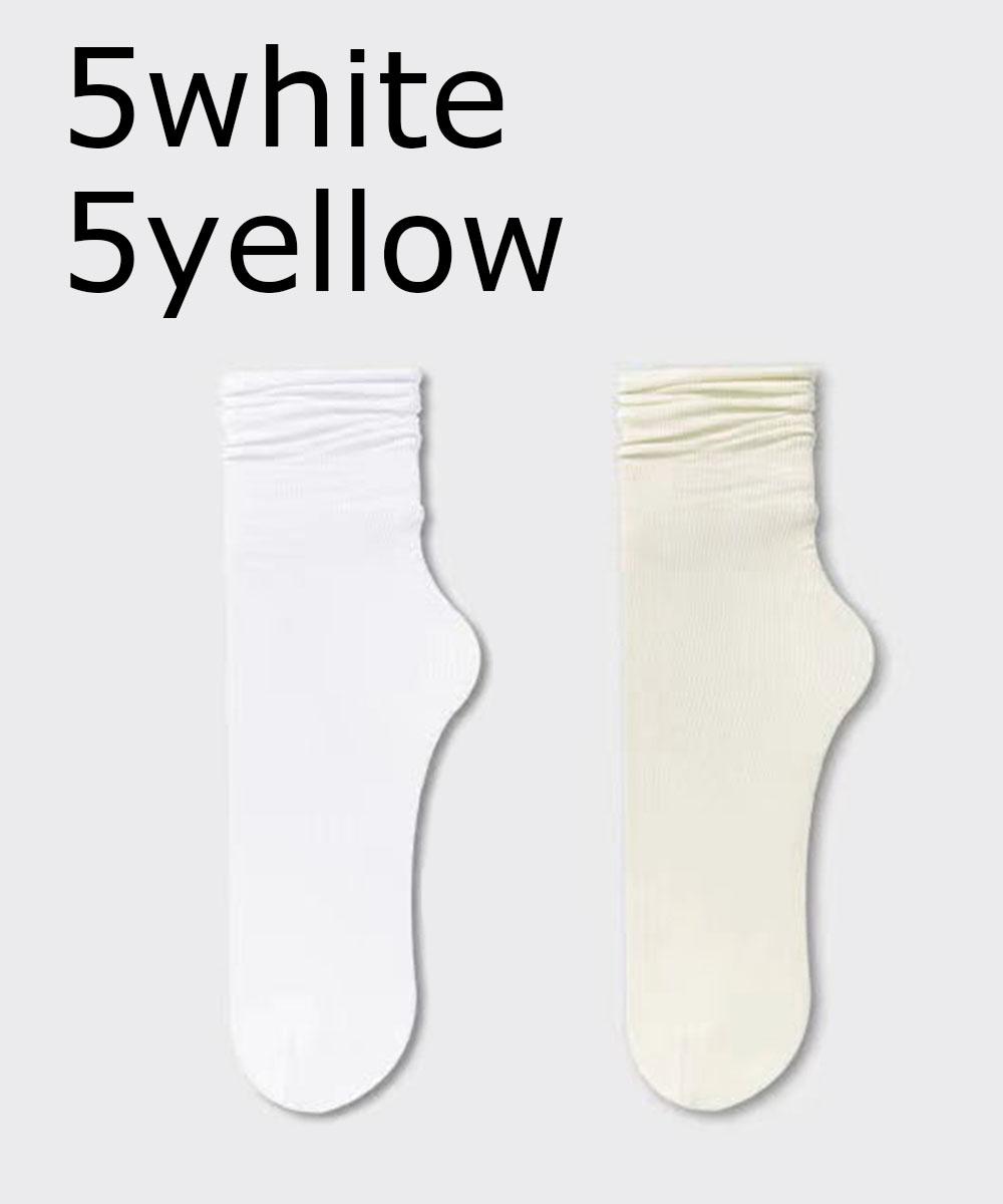 

5/10 Pairs Ice Silk Women s Middle Tube Thin Socks Summer Cool Black and White Socks Ice Pile Ladies Casual Socks