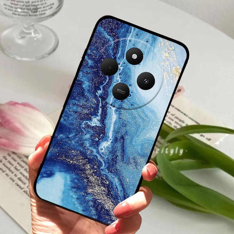 For Redmi 14R 5G Case 14 R Shockproof Silicone TPU Balck Matte Phone Cover For Xiaomi Poco C75 4G C 75 Protective Bumper Fundas