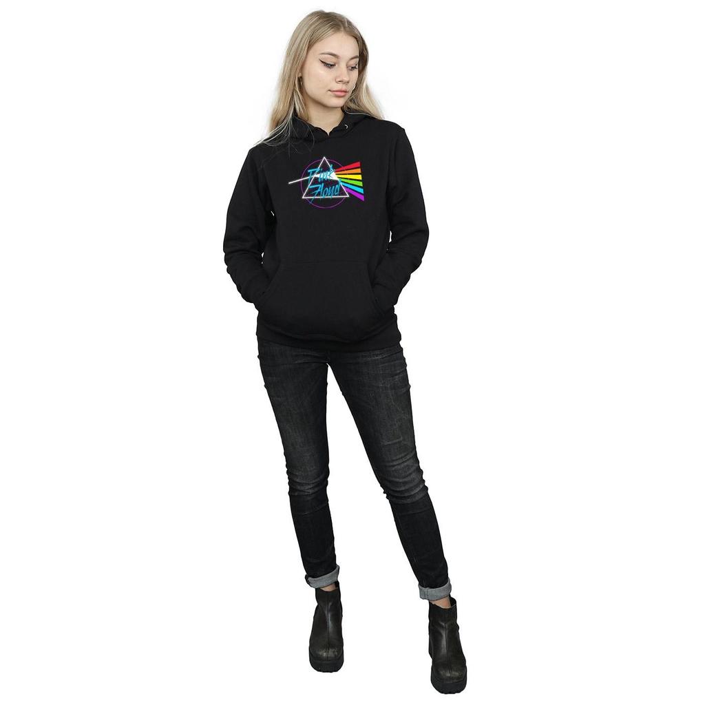 Pink Floyd Womens/Ladies Neon Darkside Hoodie