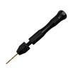 Mini Micro Aluminum Alloy Hand Drill With Keyless Chuck Manual Drilling D