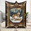 Deer In The Forest flannel,Lightweight,Flannel Blanket,Comfortable Blanket, Sofa Blanket, gift blankets,Holiday gift blanket Blankets