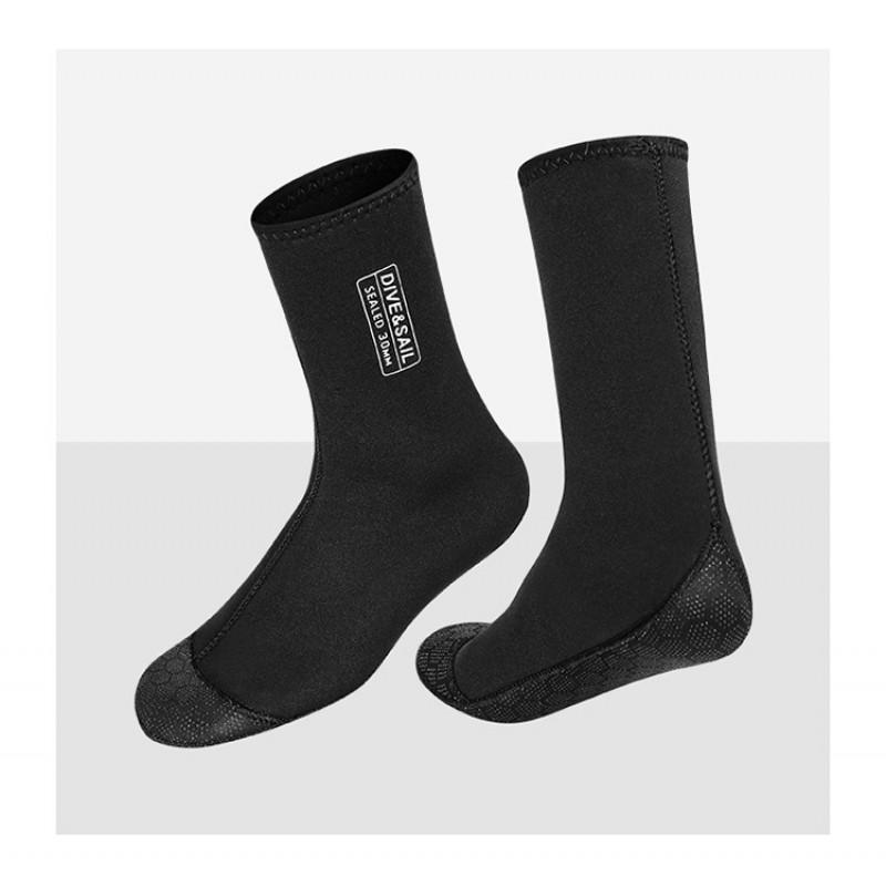3mm Neoprene Dive Socks With Anti-Slip Sole Snorkeling Surfing Beach Walking Water Sports Protection