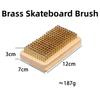 Nylon Bristle Ski Waxing Brush Brass Bristle Snowboard Maintenance Tool  Ski Tuning