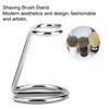 Men Shaving Brush Stainless Steel Stand Razor Holder for Salon Home Travel Use