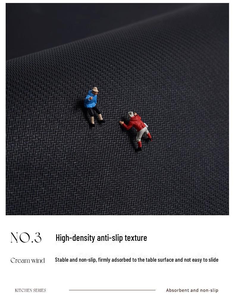 Premium L-shaped Kitchen Mats: Dirt-Resistant, Easy-Care, Quick-Dry Diatom Mud for Absorbing Water & Oil