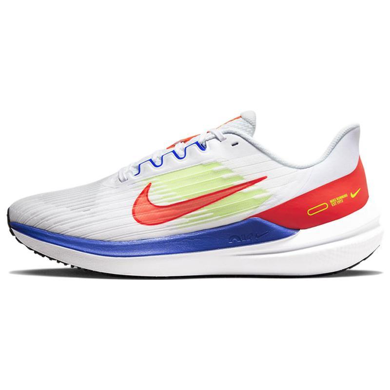 

new Nike Air Winflo 9 Bright Crimson Racer Blue 45