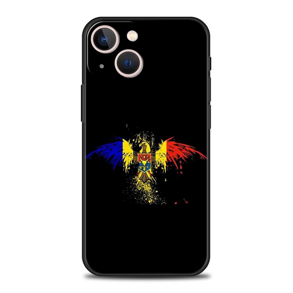 Moldova flag Phone Case For iPhone 16e 15 14 13 12 11 Pro Max XS X XR SE 7 8 Plus Shell iPhone 16 Soft TPU Cover
