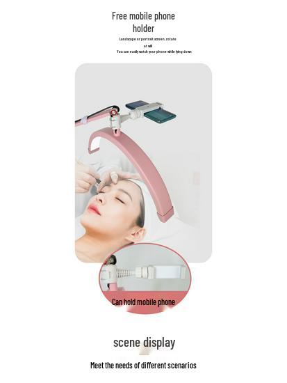 16" U-Shaped Cantilever Desk Lamp, 20W for Nail Art, Eyelash, Eyebrow, Tattoo & Beauty Lighting
