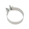 Universal Exhaust Band Seal Clamps Rustproof Muffler Clamp High Hardness for Downpipe Header