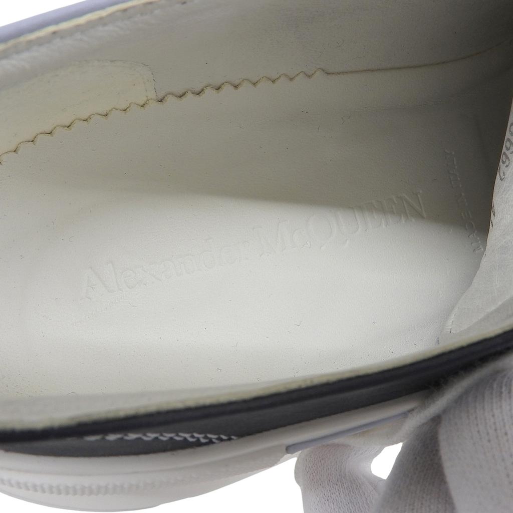 Mükemmel Alexander McQueen spor ayakkabıları TREAD SLICK beyaz deri erkek 41 705662 Kullanılmış