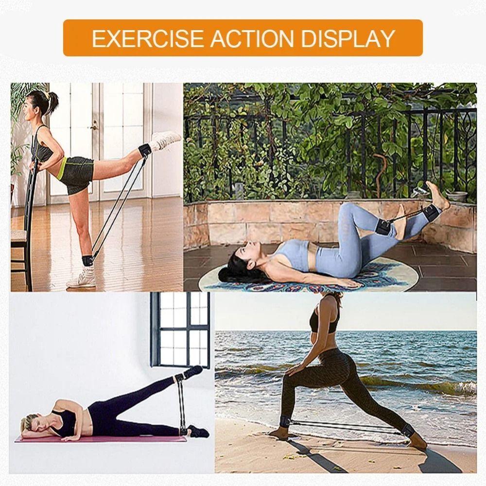 20LB-80LB Resistance Bands Elastic Elastic Training Band Ankle Pull Rope  Gym Equipment