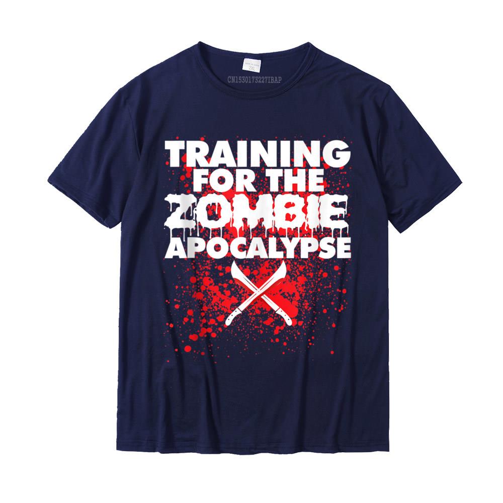 Training for the Zombie funny Zombie Harajuku Fashionable Summer Tops Tees Cotton T Shirt for Unisex Europe