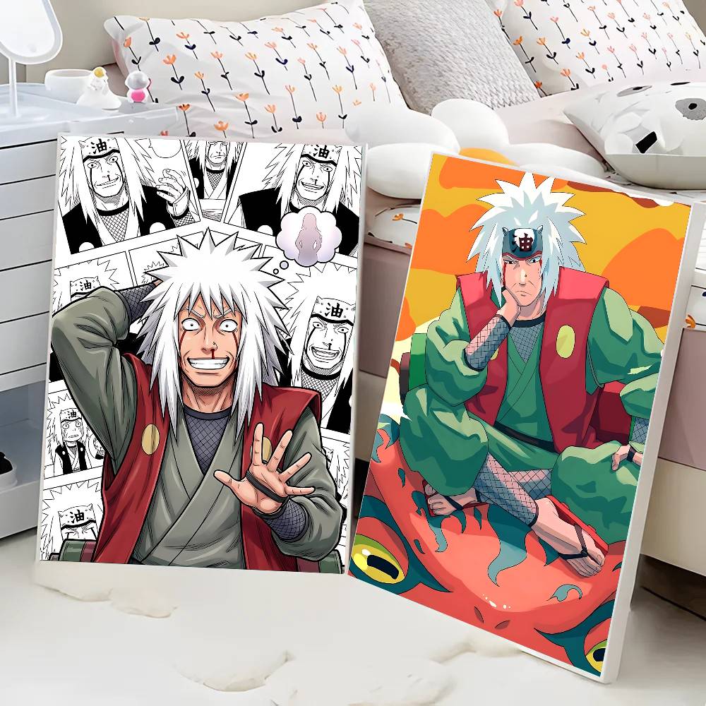 Anime Characters Cool Jiraiya Manga Posters HD Print Vintage Wall Art Decor for Home Study Room