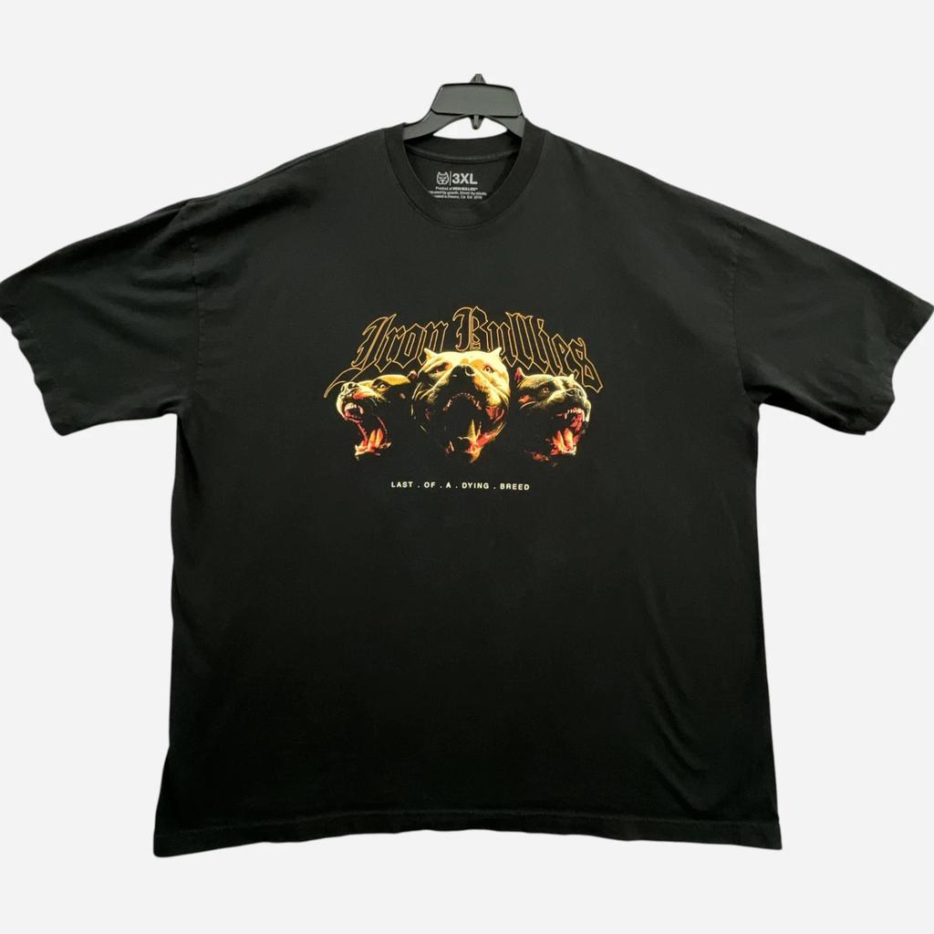 Iron Bullies Graphic T Shirt Mens 3XL Black Last Of A Dying Breed Tee Fresno CA
