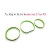 red /green /silver /carbon fiber gloss Speedometer Gauge Dial Ring Bezel Trim For Mercedes Benz W124 1984-1995 W126 1979-1991