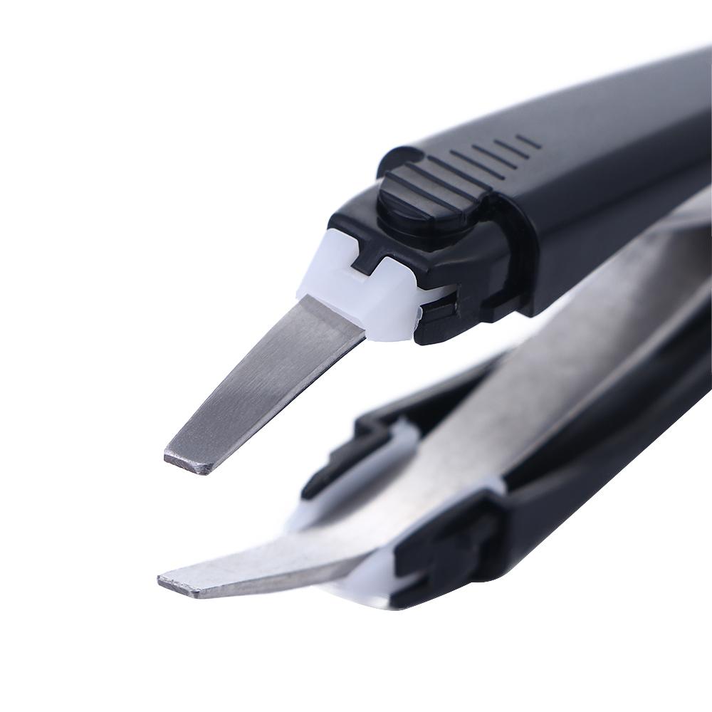 Professional Blackhead Removal Eyebrow Trimming Slant Tip Automatic Eyebrow Tweezer Clip Clamps Makeup Tool Eyebrow Pinch