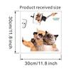 Hipster Cat Selfie Toilet Stickers Funny Bathroom Waterproof Decals, Self-Adhesive Cool Cat Wall Art for Bathroom Decor
