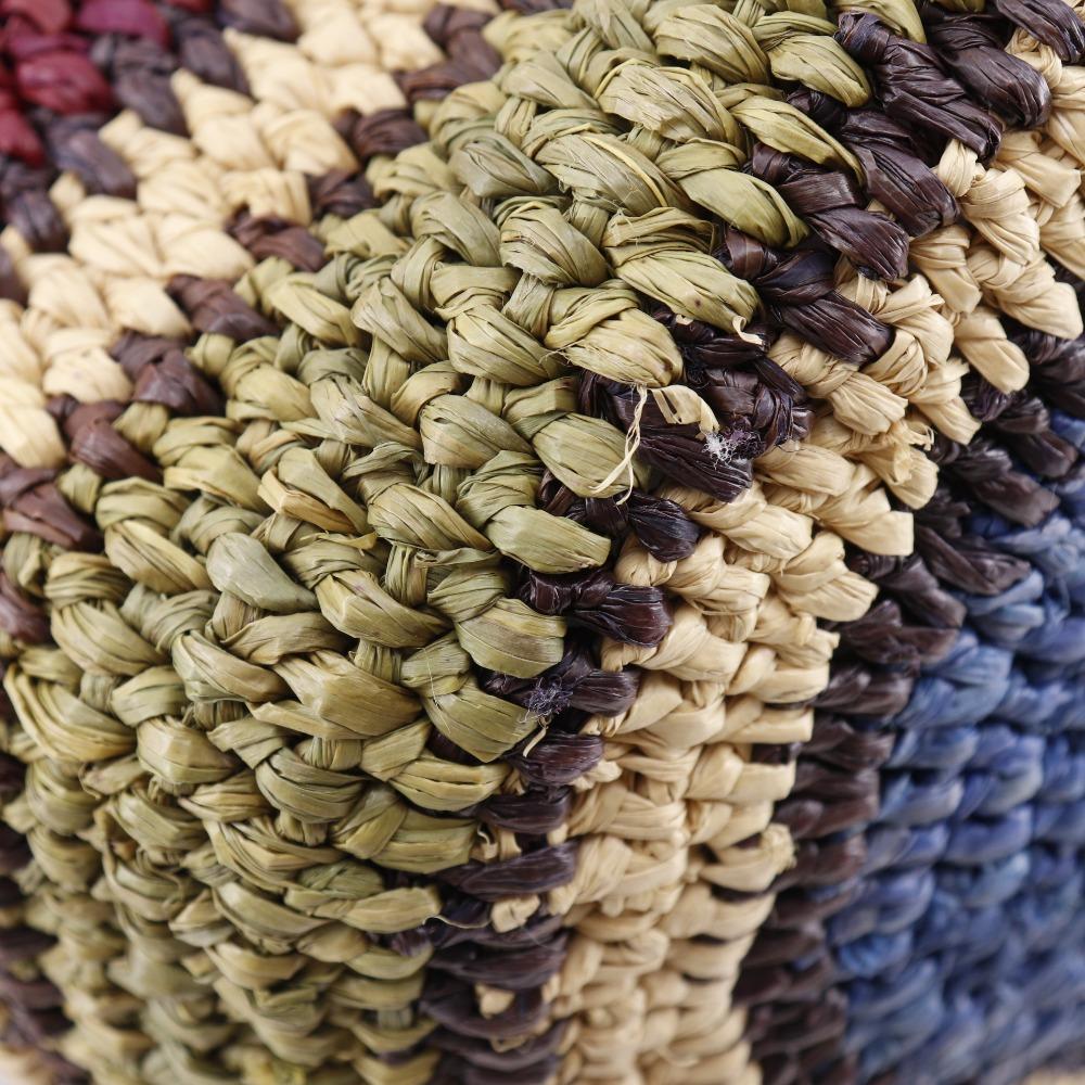 BALENCIAGA Basket bag Tote Bag Raffia/leather Women Used