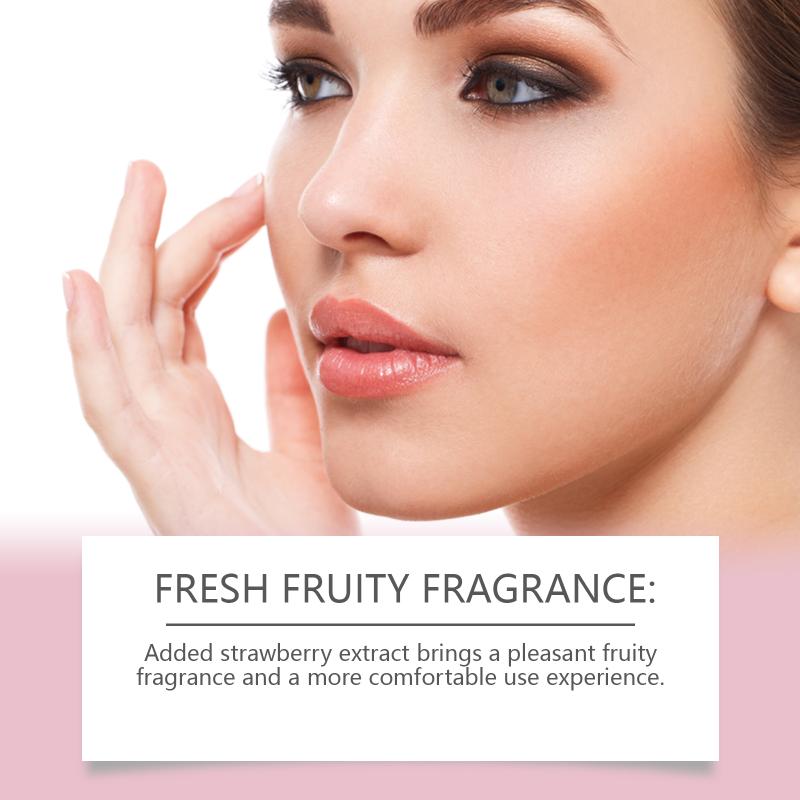 Facial Strawberry Cleansing Makeup Remover Cream Hydrating Moisturizer Smooth Refreshing for Nightly Beauty Routine