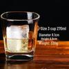 ZISIZ Thickened Square Handmade Glass Mug
