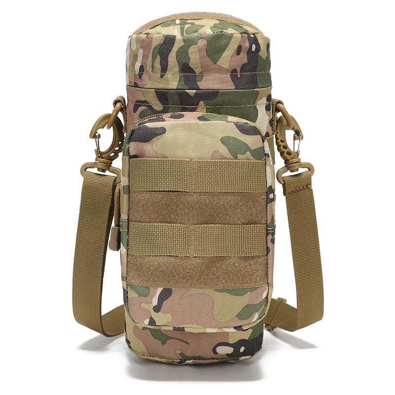 Multi-Functional Water Bottle Pouch Fishing Hiking Cycling Outdoor Sports Waist Bag Oxford Fabric