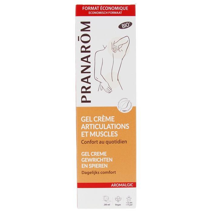 Pranarôm Aromalgic Gel Crème Articulations Et Muscles Confort Au Quotidien Bio 200 Ml