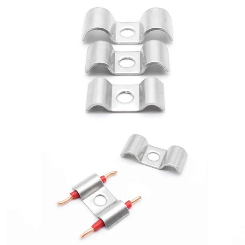 1Pcs Double Side Pipe Clamp M-Type Throat Hoop Horseback Pipe Line/Wire/Tubing/Gas Hose Pipe