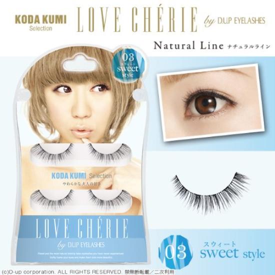 

Куми Кода Накладные ресницы Love Cherie от Eyelash 03 Сладкий стиль D.UP D.U.P чёрный