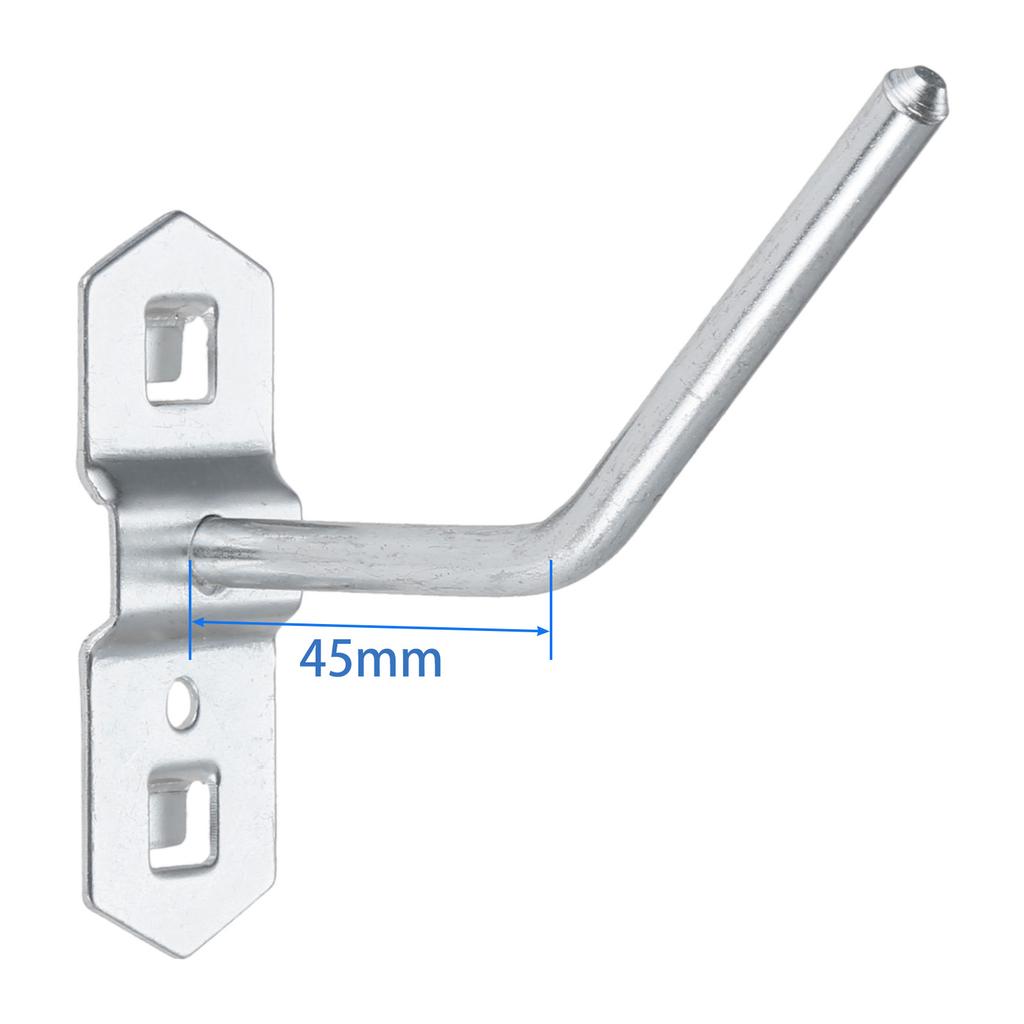 Stahl Wandmontierte Haken Lochplatte Haken Werkzeugaufbewahrungsregal Garage/Garten/Küche Organizer Hammer/Zangen/Spule/Säge/Schraubenschlüssel/Bänder