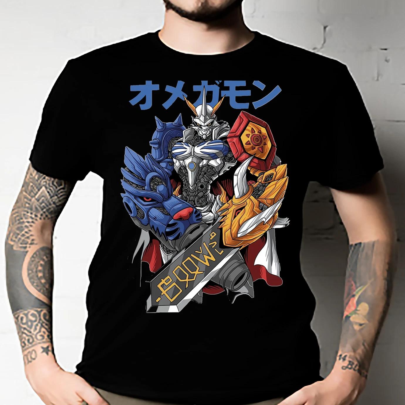 Men s and Women s T-shirts Mecha Omegamon Classic S