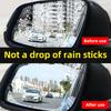 Fonken 2Pcs/set Rainproof Car Accessories Car Mirror Window Clear Film Membrane Anti Fog Anti-glare Waterproof Sticker Driving Safety